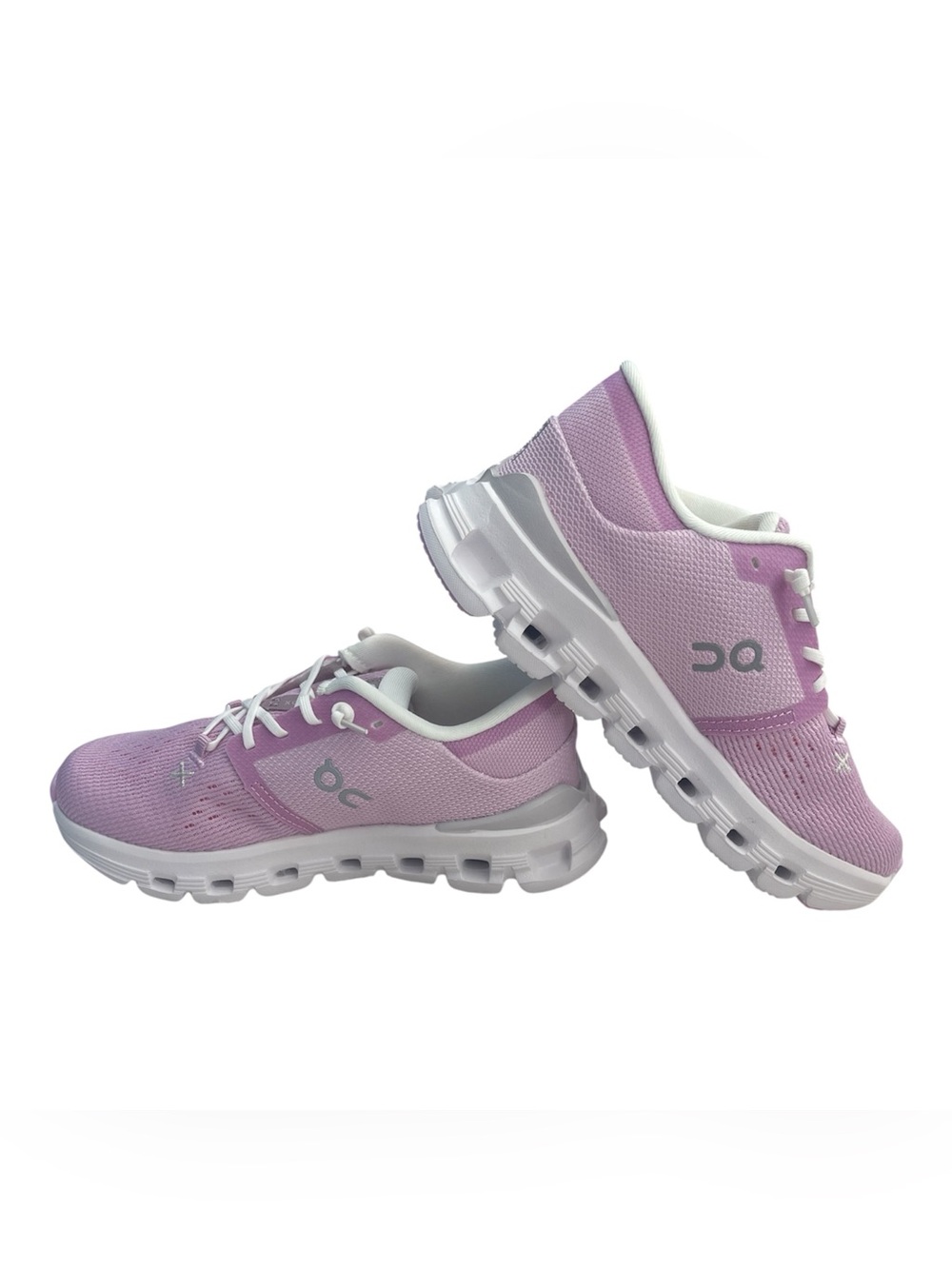 On Running Kids' Cloud X4 purple & white Running Shoes ideals brand wear(13C) - Picture 4 of 6